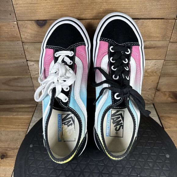 Vans Style 36 Womens Size 7 Ombre Rainbow Skate Lace Up Shoes Sneakers - Picture 5 of 10